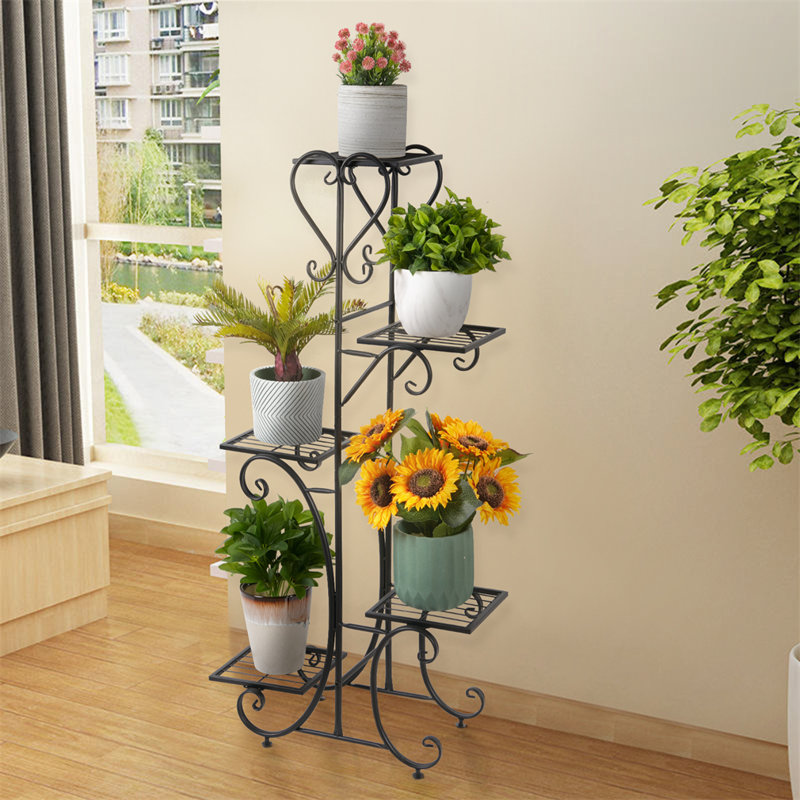 Alcott Hill® Secrist Free Form Multi-Tiered Plant Stand & Reviews